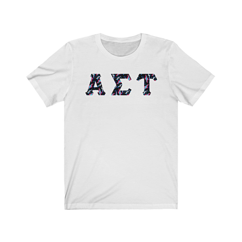 AST Printed Letters | Bayside Black T-Shirt