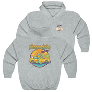 Grey Pi Kappa Alpha Graphic Hoodie | Cool Croc | Pi kappa alpha fraternity shirt 