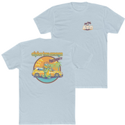 Light Blue Alpha Tau Omega Graphic T-Shirt | Cool Croc | Alpha Sigma Phi Fraternity Merch 