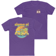 Purple Sigma Pi Graphic T-Shirt | Cool Croc | Sigma Pi Apparel and Merchandise
