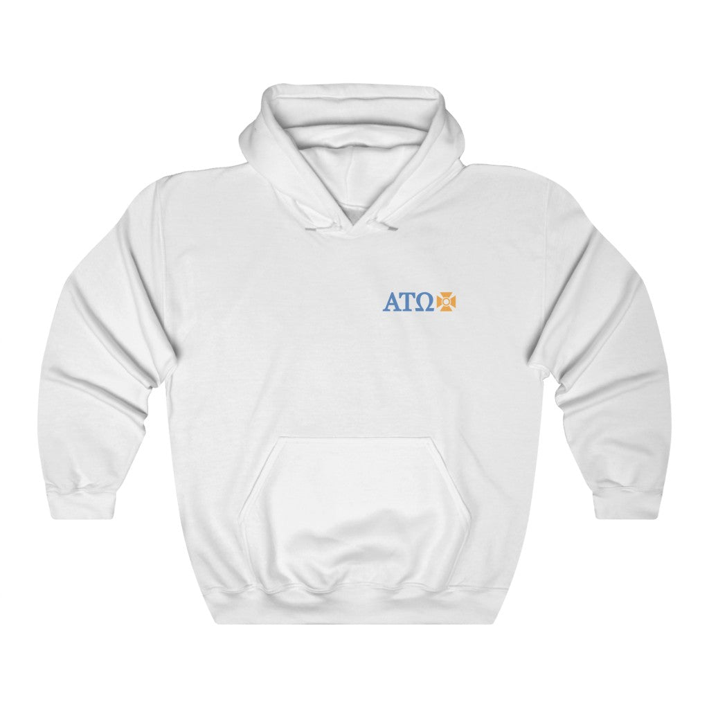 Alpha Tau Omega Graphic Hoodie | ATO Letter Logo LC