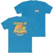 Turquoise Sigma Pi Graphic T-Shirt | Cool Croc | Sigma Pi Apparel and Merchandise