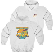 White Pi Kappa Phi Graphic Hoodie | Cool Croc | Pi Kappa Phi Apparel and Merchandise 