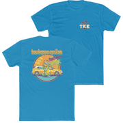 Turquoise Tau Kappa Epsilon Graphic T-Shirt | Cool Croc | TKE Clothing and Merchandise