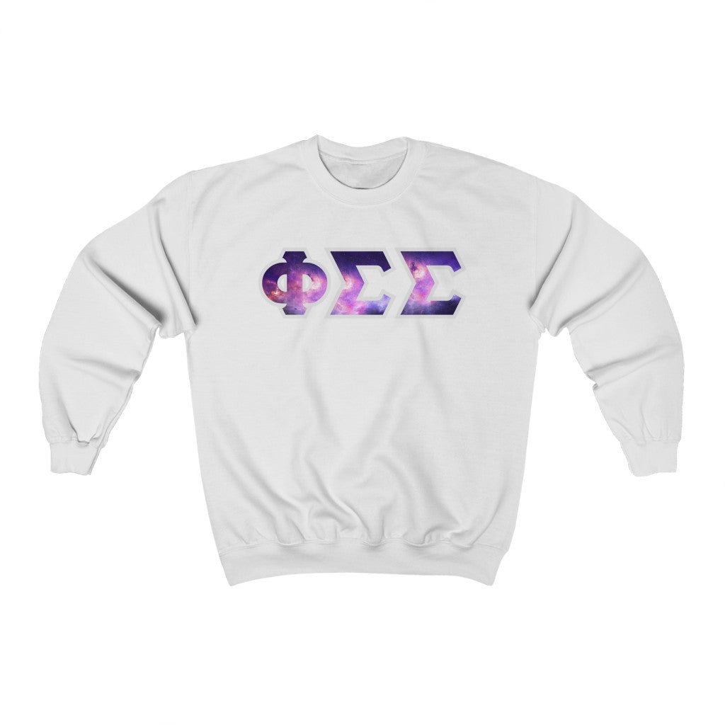 Phi Sigma Sigma Printed Letters | Flora Crewneck