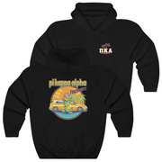 black Pi Kappa Alpha Graphic Hoodie | Cool Croc | Pi kappa alpha fraternity shirt 