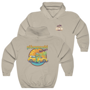 Sand Pi Kappa Phi Graphic Hoodie | Cool Croc | Pi Kappa Phi Apparel and Merchandise 