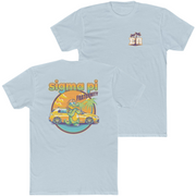 Light Blue Sigma Pi Graphic T-Shirt | Cool Croc | Sigma Pi Apparel and Merchandise