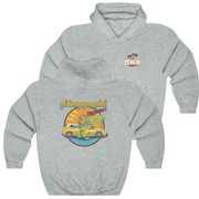 Grey Pi Kappa Phi Graphic Hoodie | Cool Croc | Pi Kappa Phi Apparel and Merchandise 
