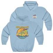 Light Blue Alpha Sigma Phi Graphic Hoodie | Cool Croc | Alpha Sigma Phi Fraternity Shirt 