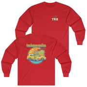 Red Tau Kappa Epsilon Graphic Long Sleeve | Cool Croc | TKE Clothing and Merchandise 