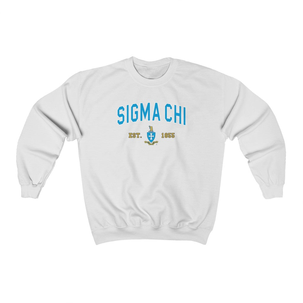 Sigma Chi Graphic Crewneck Sweatshirt | Sigma Chi Classic