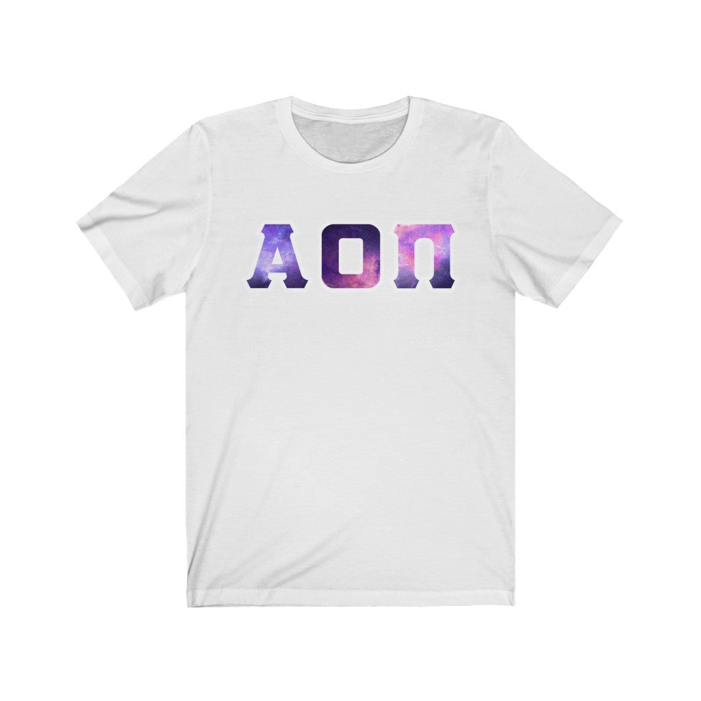 AOII Printed Letters | Galaxy T-Shirt