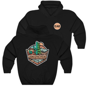 Black Sigma Alpha Epsilon Graphic Hoodie | Desert Mountains | Sigma Alpha Epsilon Clothing and Merchandise 