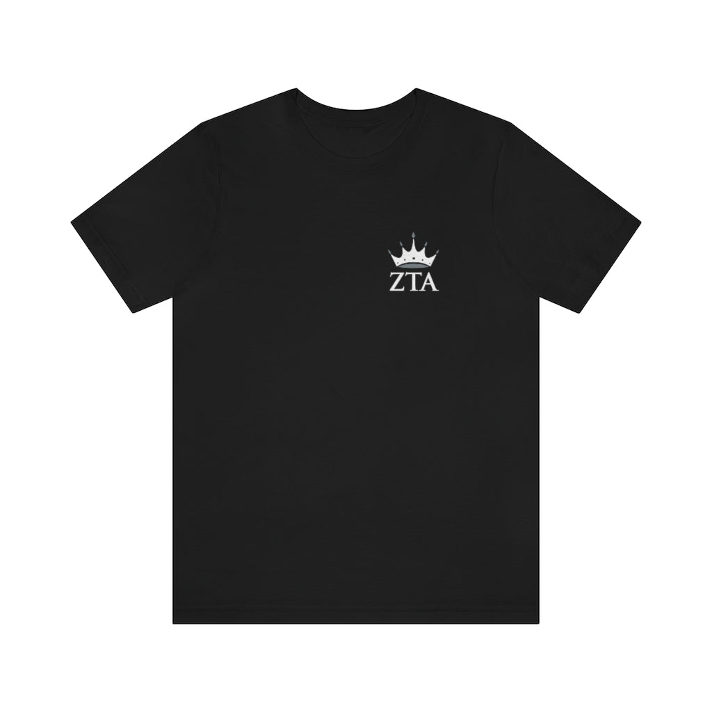 Zeta Tau Alpha Graphic T-Shirt | ZTA Crown v2 LC