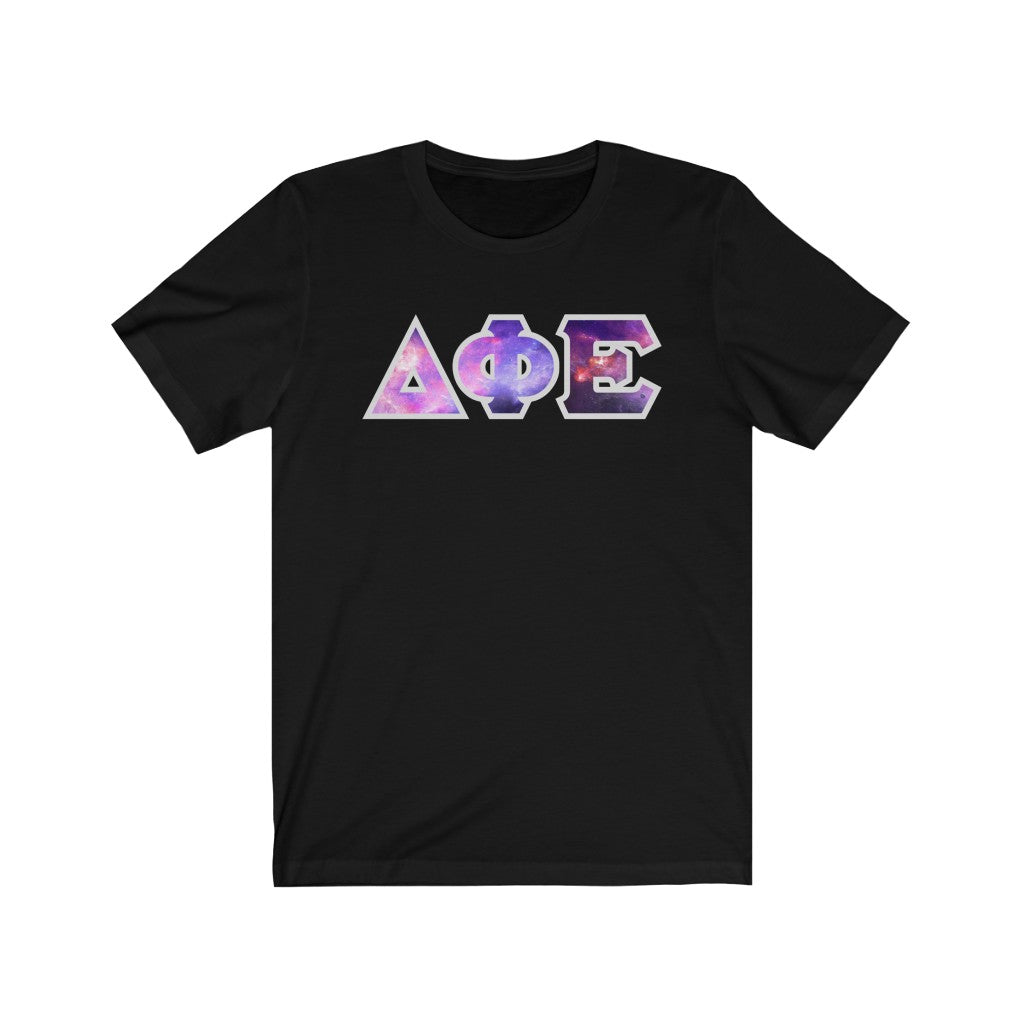 DPhiE Printed Letters | Galaxy T-Shirt