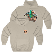 Sand Sigma Chi Graphic Hoodie | Desert Mountains | Sigma Chi Fraternity Apparel