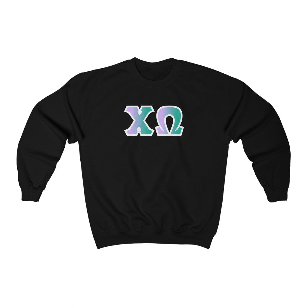 Chi Omega Printed Letters | Antarctica Crewneck