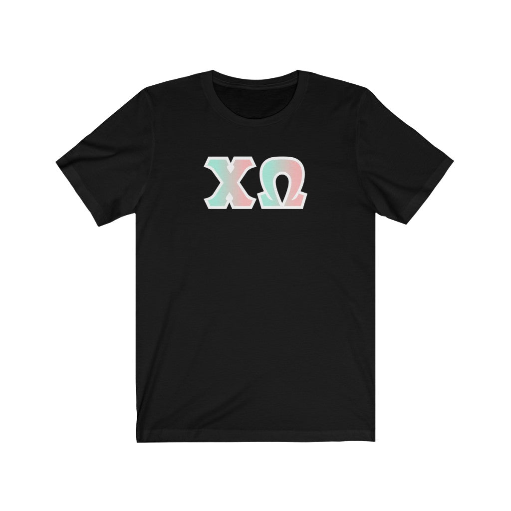 Chi Omega Printed Letters | Dreams T-Shirt