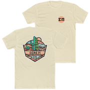 Natural Sigma Pi Graphic T-Shirt | Desert Mountains | Sigma Pi Apparel and Merchandise