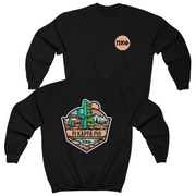 Black Pi Kappa Phi Graphic Crewneck Sweatshirt | Desert Mountains | Pi Kappa Phi Apparel and Merchandise