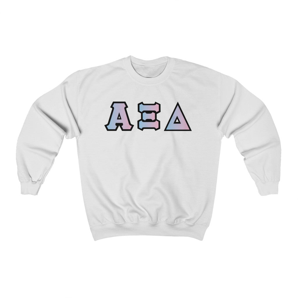 AXiD Printed Letters | Loyal Giffin & Black Border Crewneck