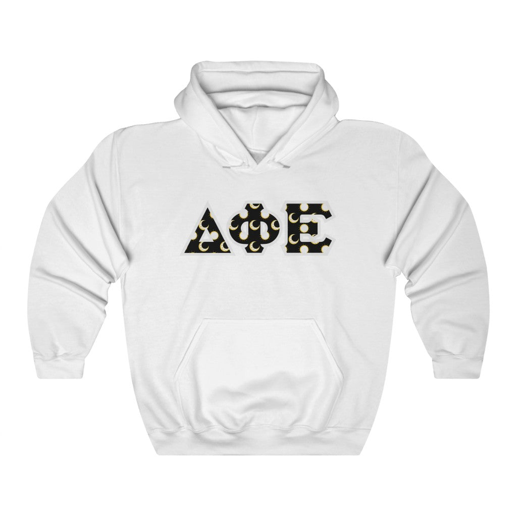 DPhiE Printed Letters | Sun and Moon Hoodie