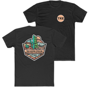 Black Tau Kappa Epsilon Graphic T-Shirt | Desert Mountains | TKE Clothing and Merchandise
