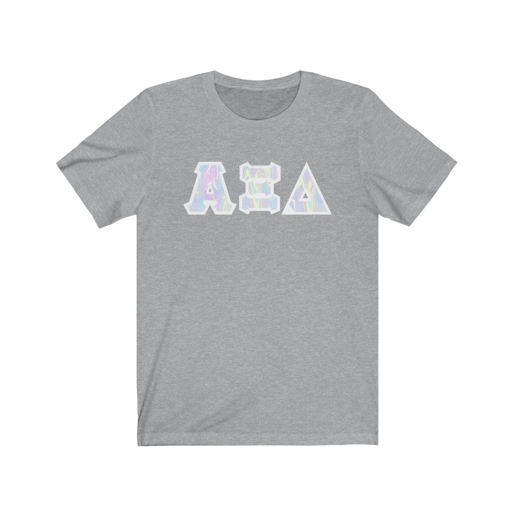 AXiD Printed Letters | Pastel Tie-Dye T-Shirt