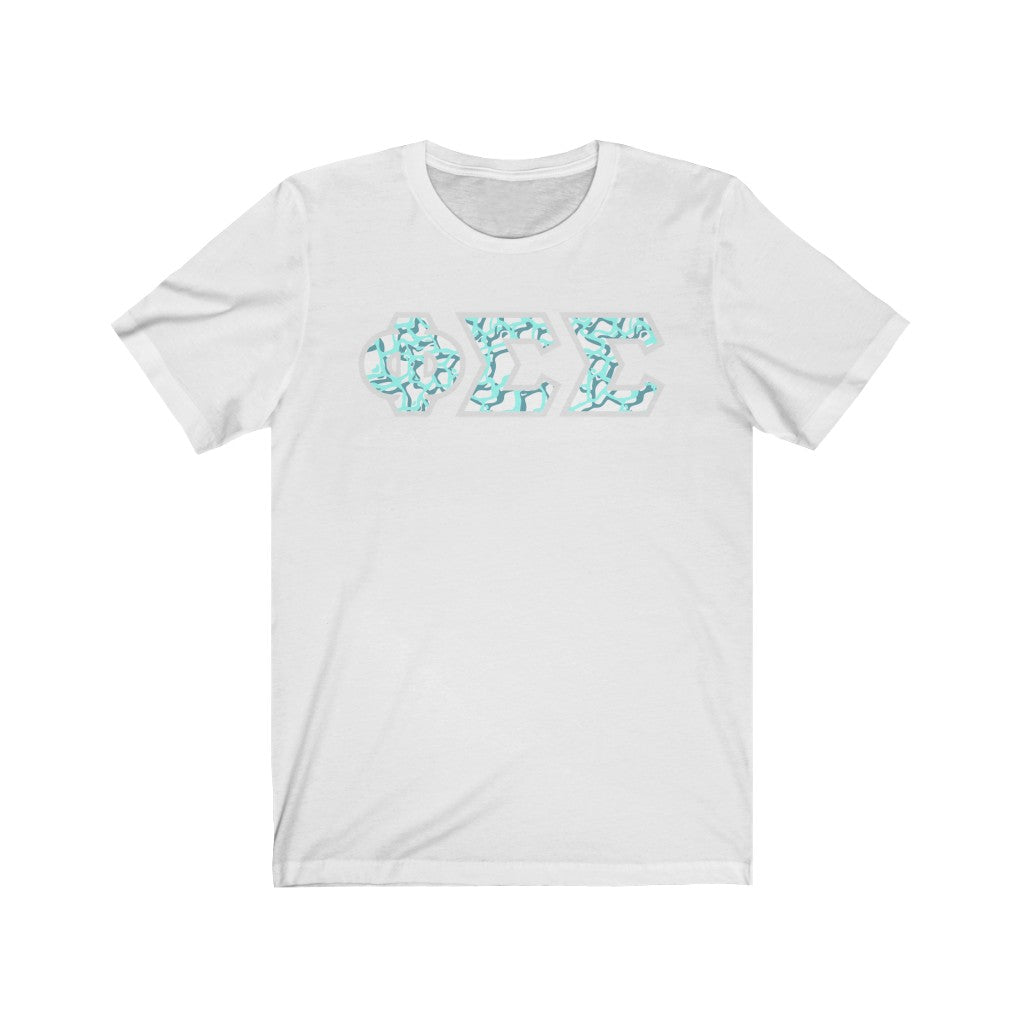 Phi Sigma Sigma Printed Letters | Under the Sea T-Shirt