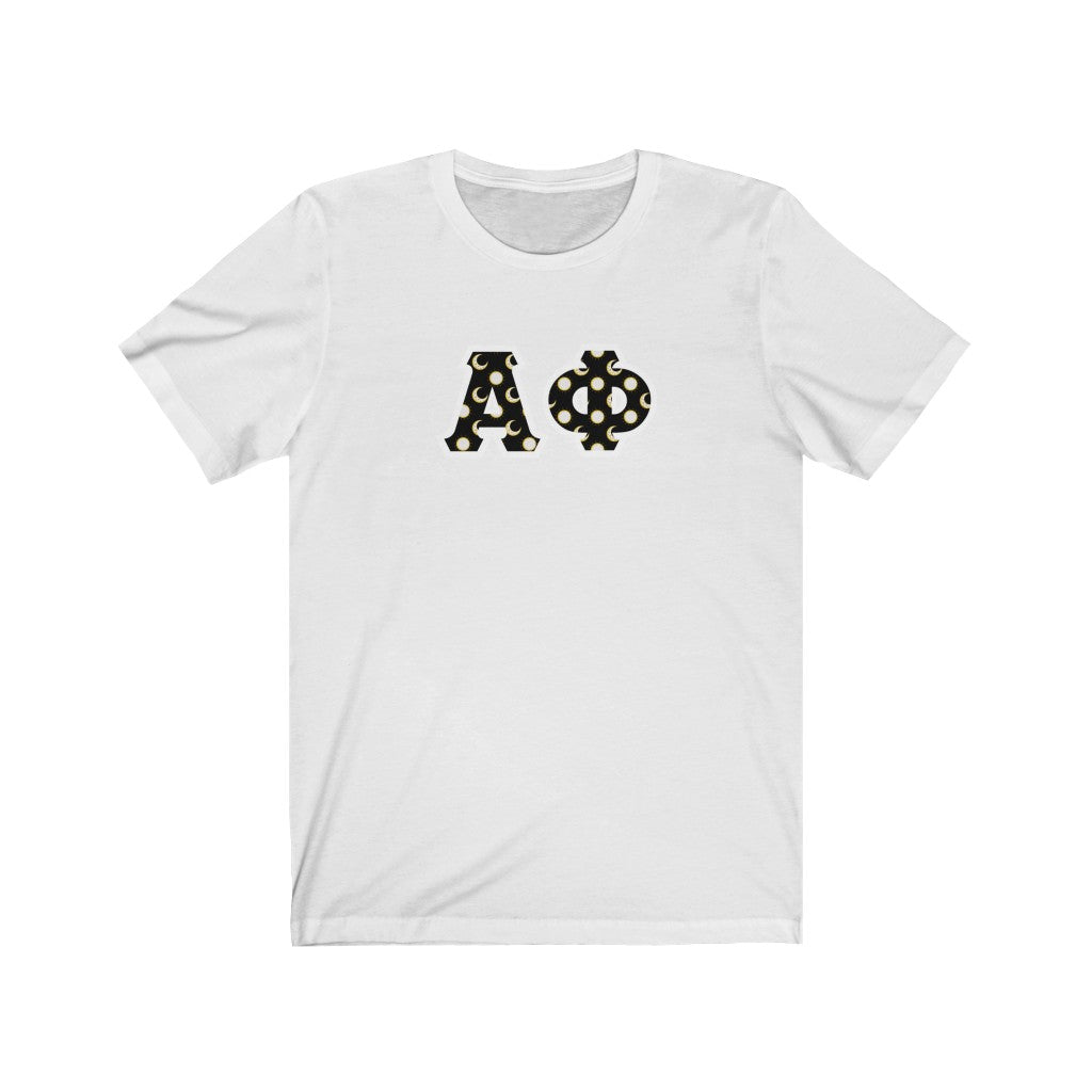 Alpha Phi Printed Letters | Sun and Moon T-Shirt