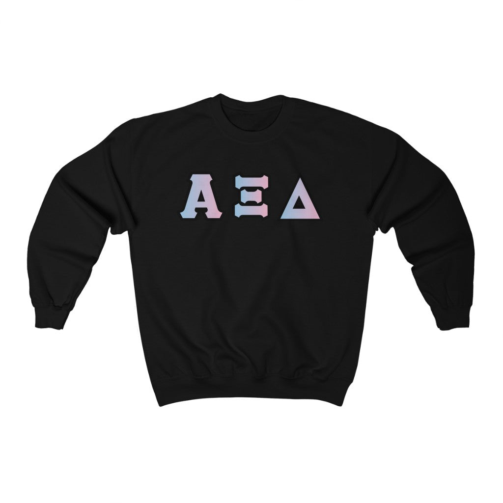AXiD Printed Letters | Loyal Giffin & Black Border Crewneck
