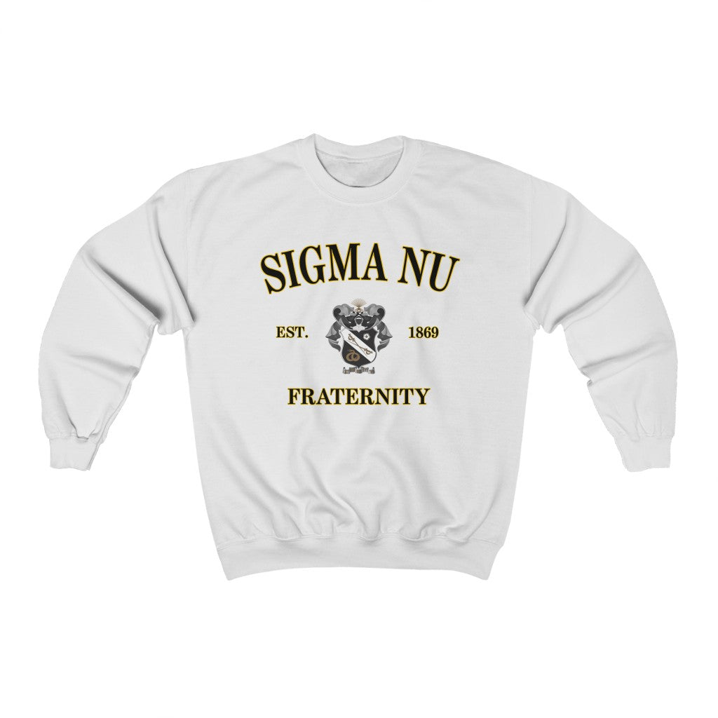 Sigma Nu Graphic Crewneck Sweatshirt | Campus Original