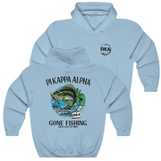 Light Blue Pi Kappa Alpha Graphic Hoodie | Gone Fishing | Pi kappa alpha fraternity shirt