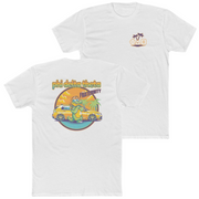 white Phi Delta Theta Graphic T-Shirt | Cool Croc | phi delta theta fraternity greek apparel 