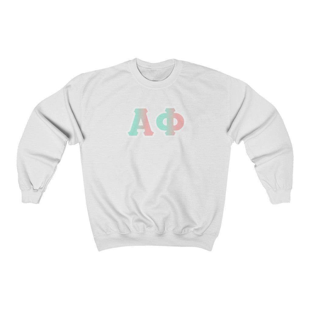 Alpha Phi Printed Letters | Dreams Crewneck