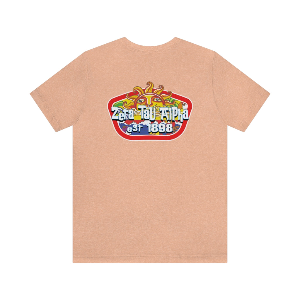 Zeta Tau Alpha Graphic T-Shirt | Summer Sol