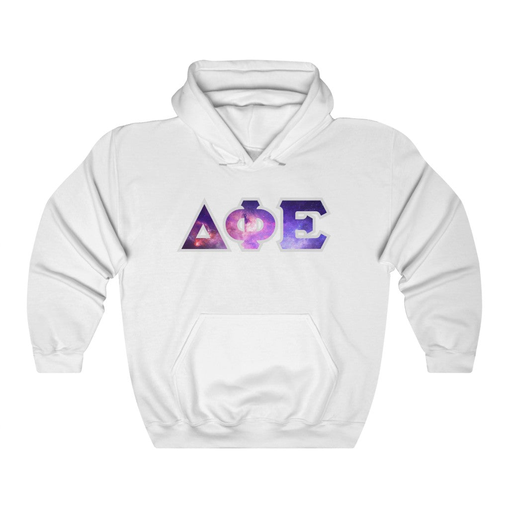 DPhiE Printed Letters | Galaxy Hoodie