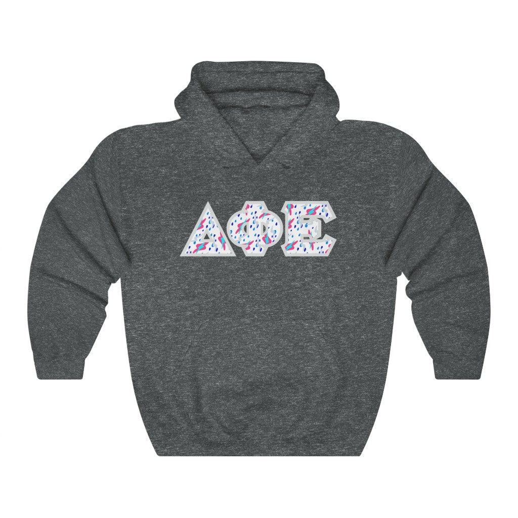 DPhiE Printed Letters | Bayside White Hoodie