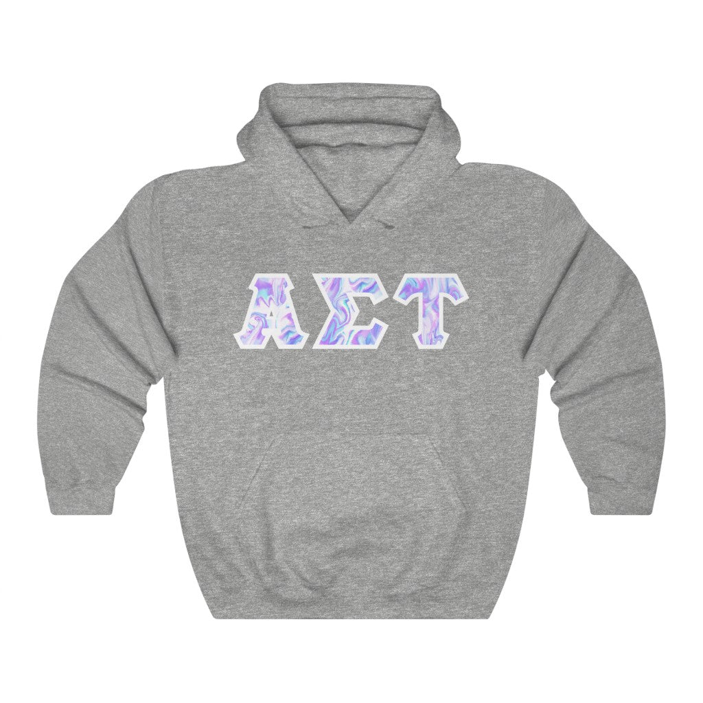 AST Printed Letters | Cotton Candy Tie-Dye Hoodie
