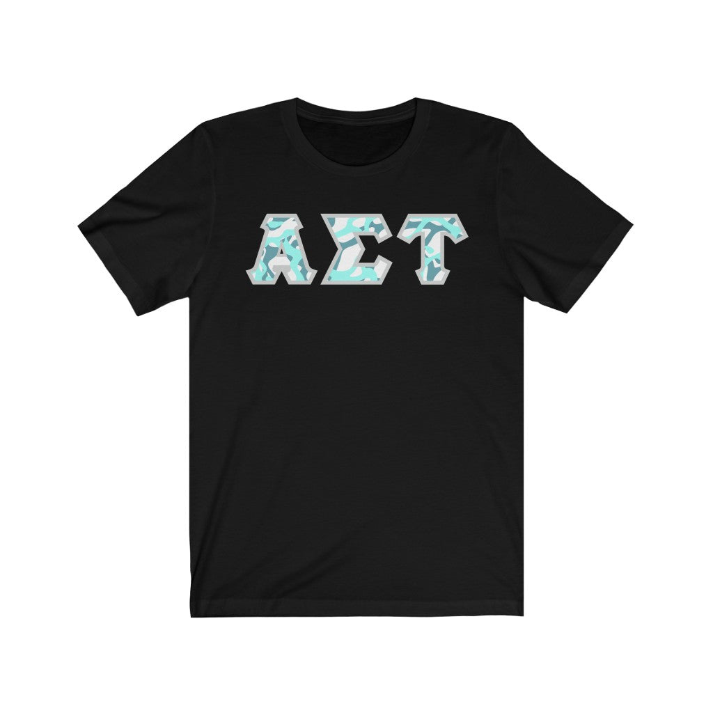Alpha Sigma Tau Printed Letters | Under the Sea T-Shirt