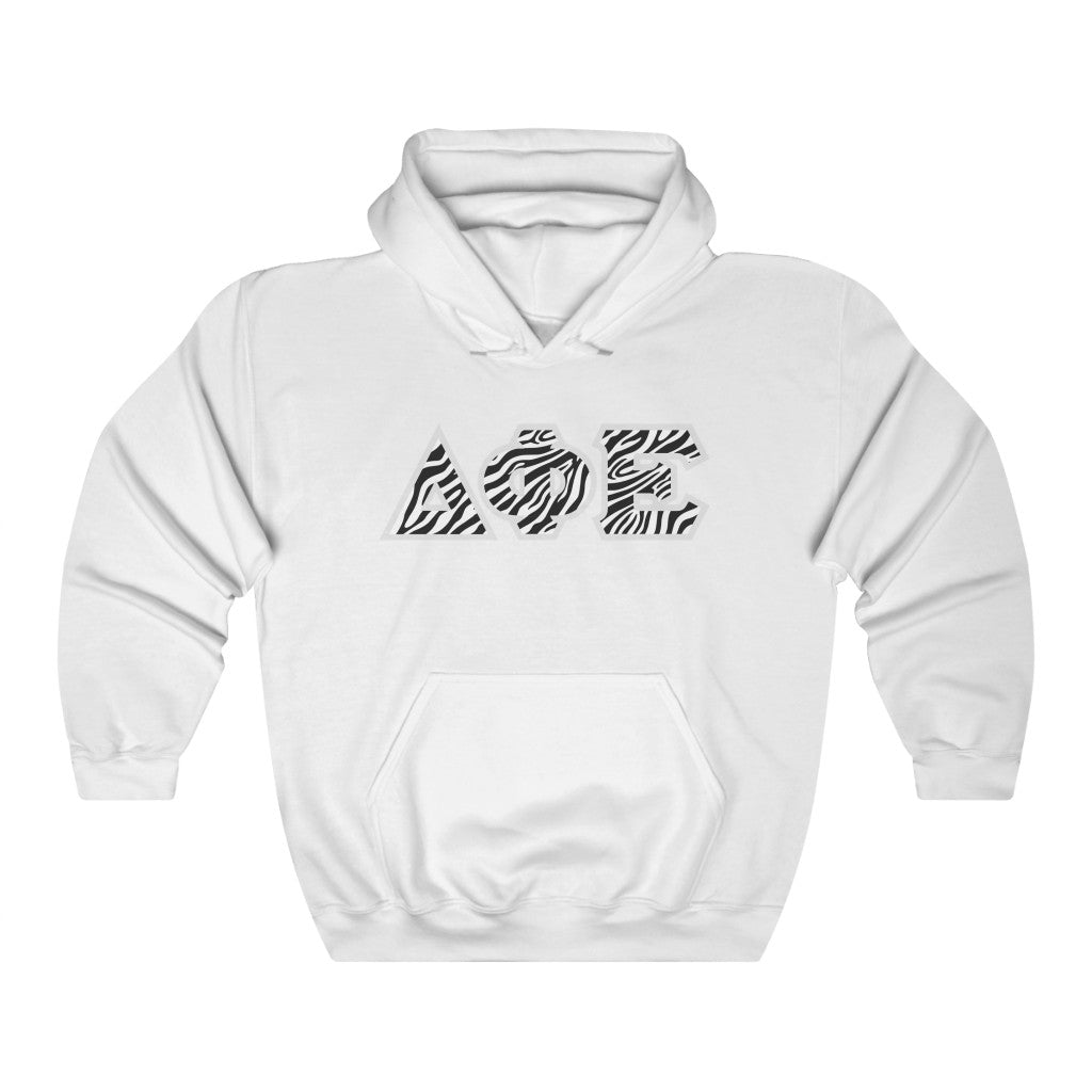 DPhiE Printed Letters | Zebra Print Hoodie