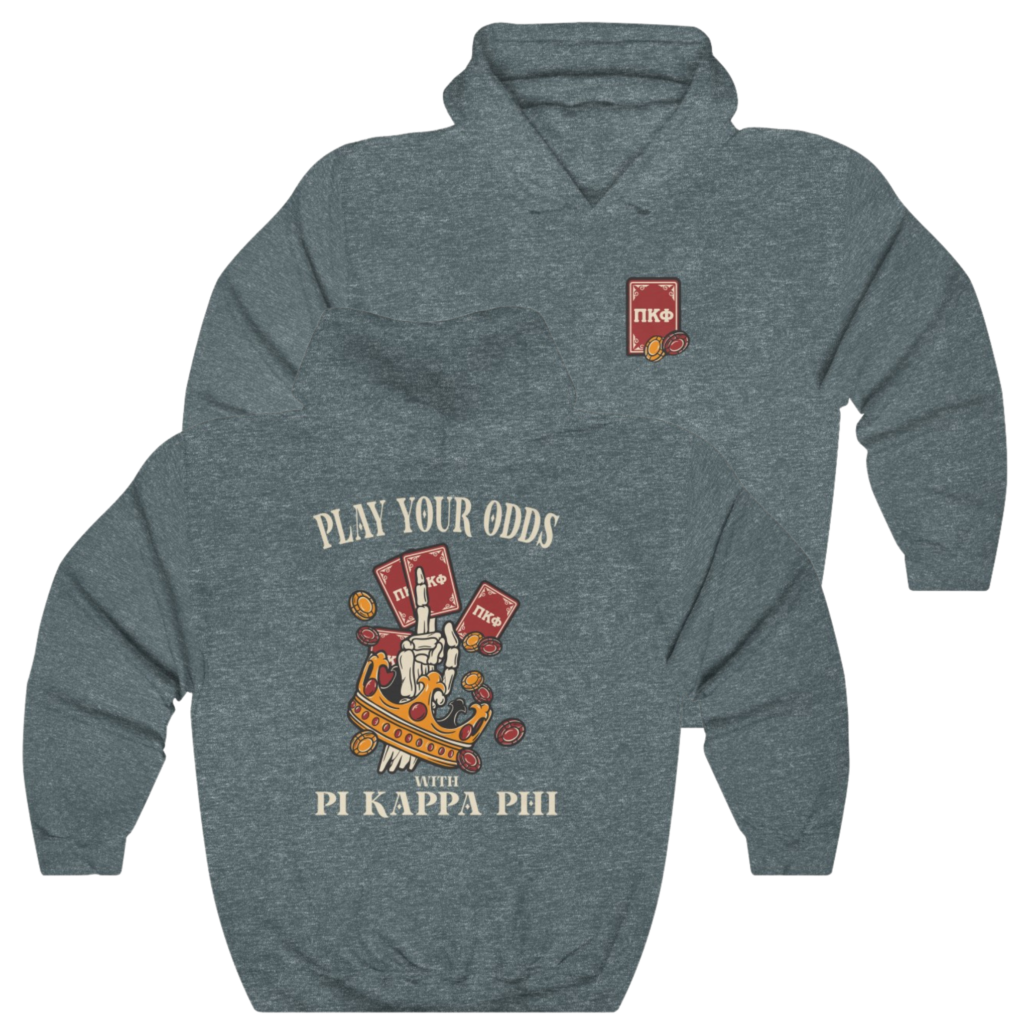 Pi Kappa Phi Graphic Hoodie Play Your Odds