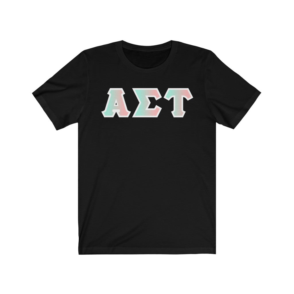 Alpha Sigma Tau Printed Letters | Dreams T-Shirt