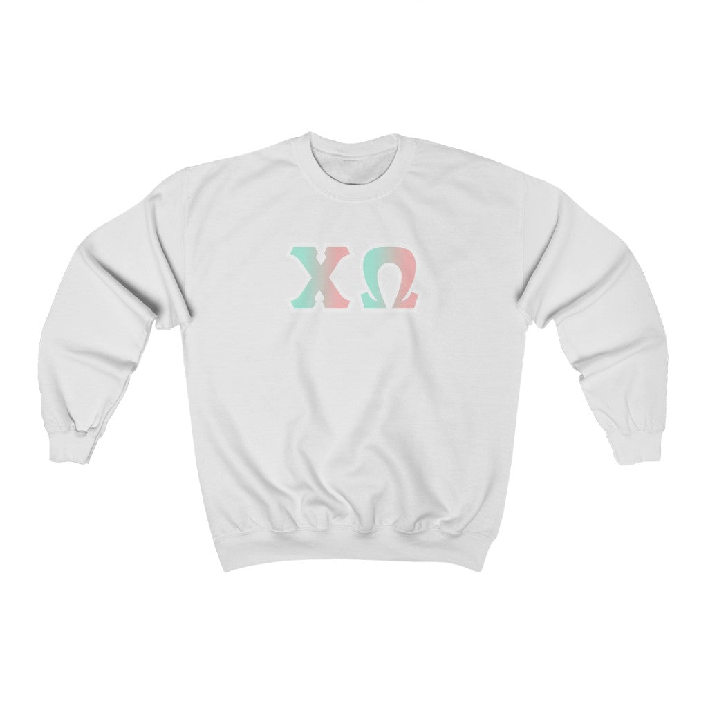 Chi Omega Printed Letters | Dreams Crewneck
