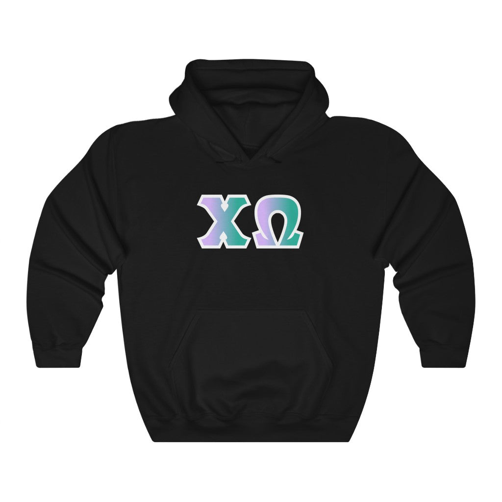 Chi Omega Printed Letters | Antarctica Hoodie