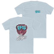 Light Blue Tau Kappa Epsilon Graphic T-Shirt | Hit the Slopes | TKE Clothing and Merchandise 