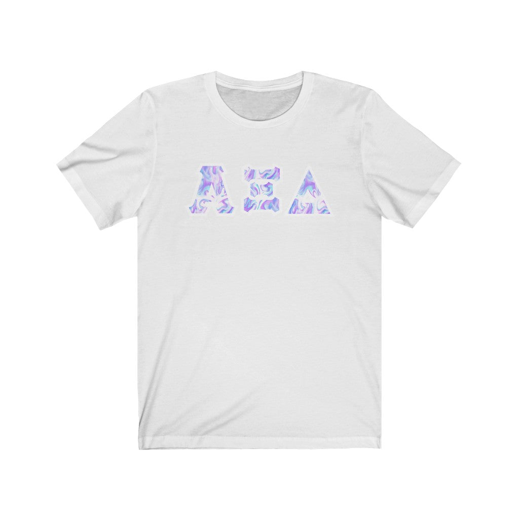 AXiD Printed Letters | Cotton Candy Tie-Dye T-Shirt