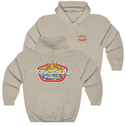 Sand Alpha Sigma Phi Graphic Hoodie | Summer Sol | Alpha Sigma Phi Fraternity Clothing