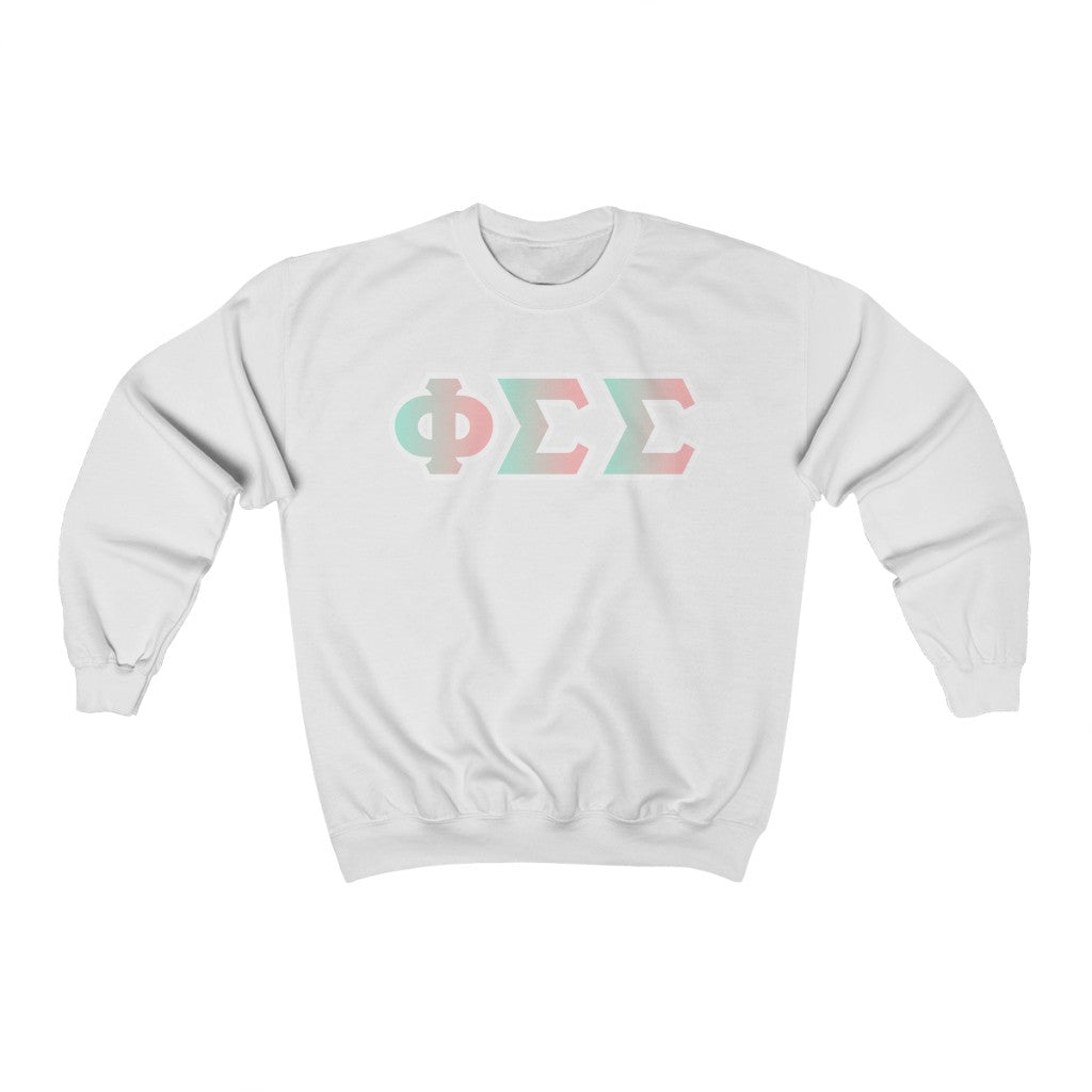 Phi Sigma Sigma Printed Letters | Dreams Crewneck